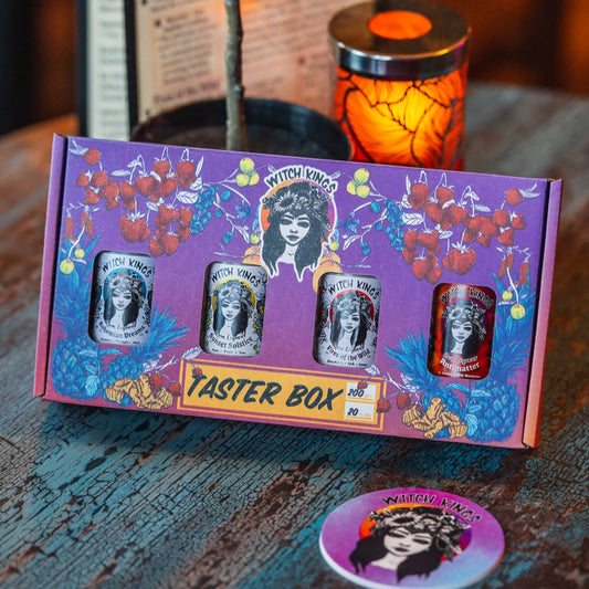 Witch Kings Taster Box - Four 5cl Miniatures - 20% ABV - 18+