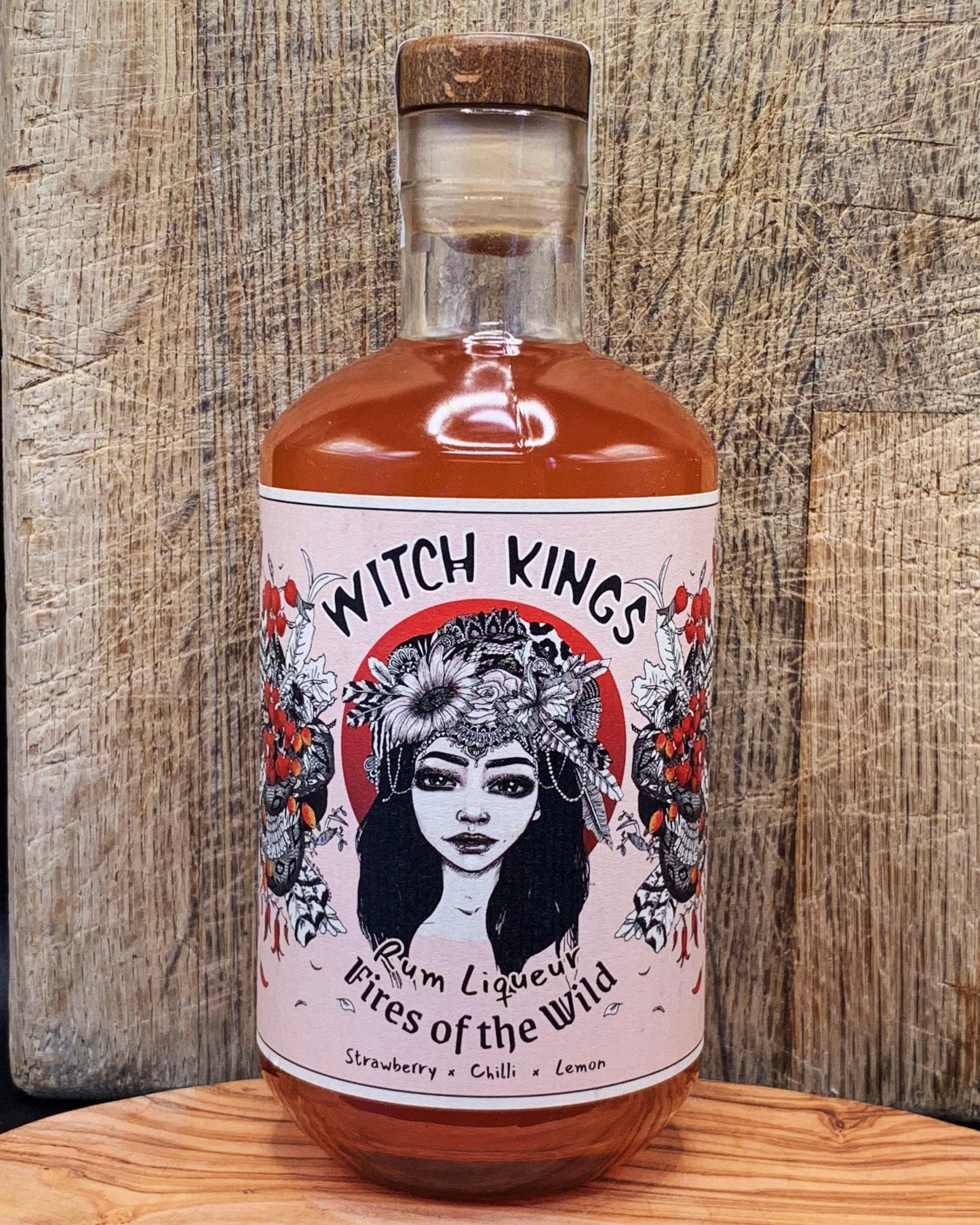 Fires of the Wild - Strawberry, Chilli & Lemon - Witch Kings Rum - Vegan & Gluten-Free - Made in Manchester