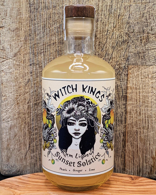 Sunset Solstice - Peach, Ginger & Lime - Witch Kings Rum - Vegan & Gluten-Free - Made in Manchester